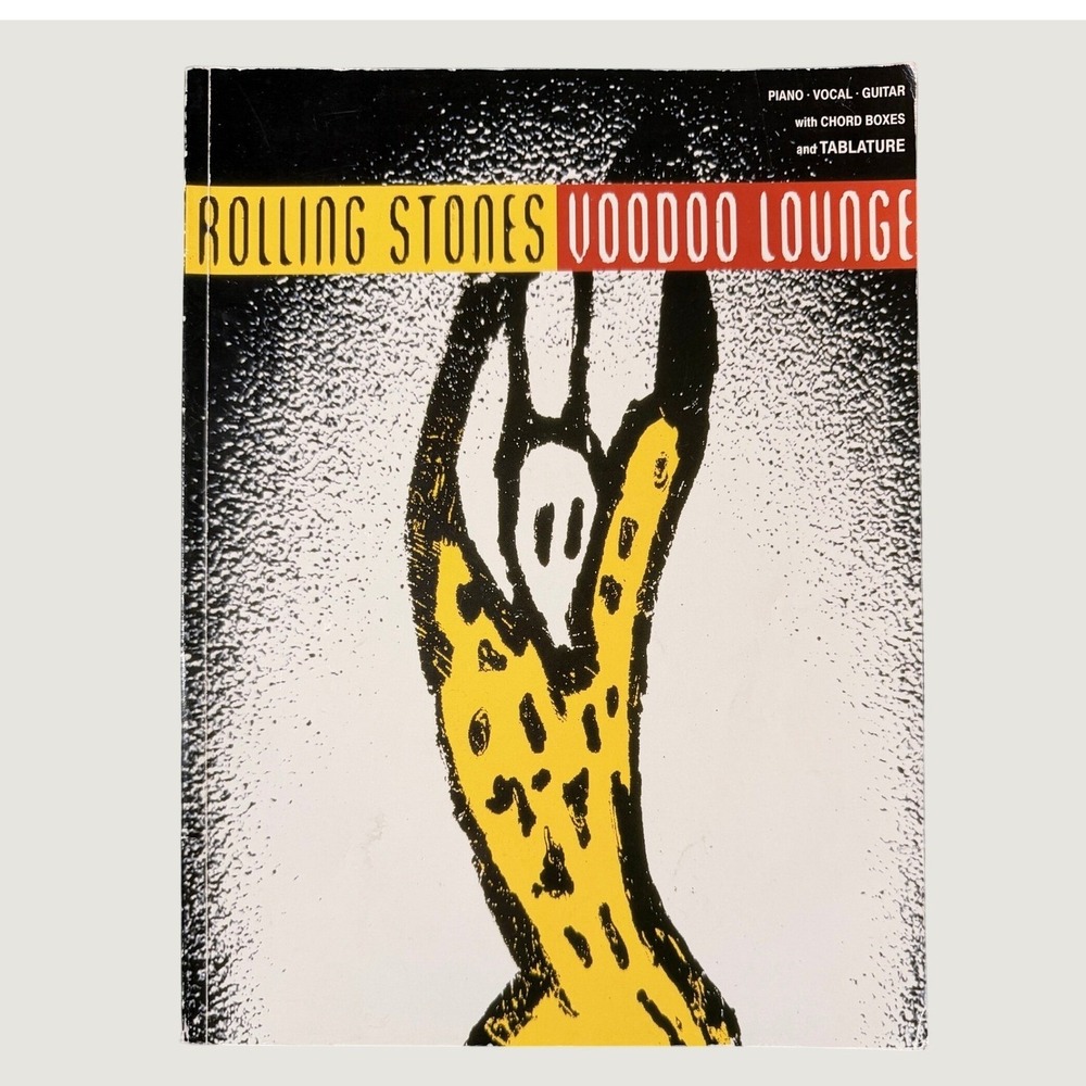 Rolling Stones Voodoo Lounge Sheet Music Songbook Piano Vocal Guitar Tab 1994